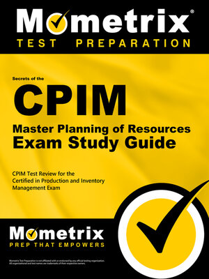 cover image of Secrets of the CPIM Master Planning of Resources Exam Study Guide